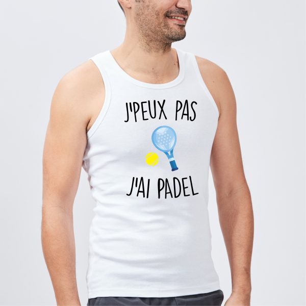 Debardeur Homme J’peux pas j’ai padel