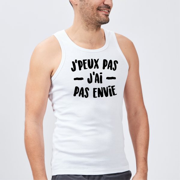 Debardeur Homme J’peux pas j’ai pas envie