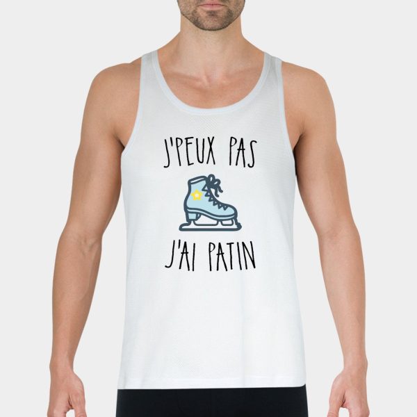 Debardeur Homme J’peux pas j’ai patin