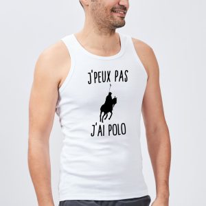 Debardeur Homme J’peux pas j’ai polo
