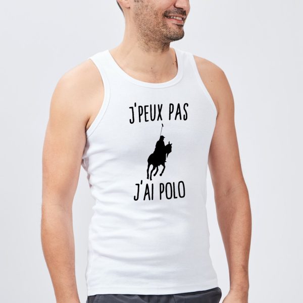 Debardeur Homme J’peux pas j’ai polo