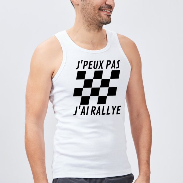 Debardeur Homme J’peux pas j’ai rallye