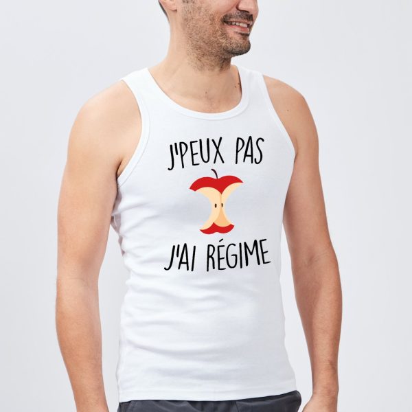 Debardeur Homme J’peux pas j’ai regime