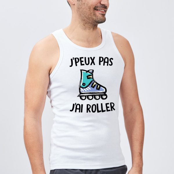 Debardeur Homme J’peux pas j’ai roller