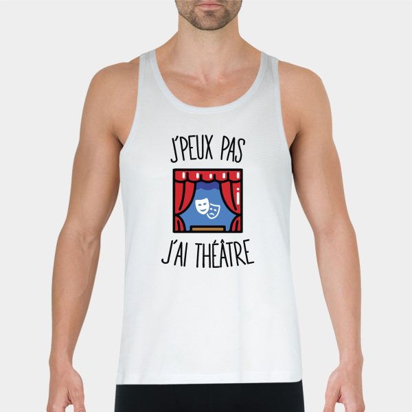 Debardeur Homme J’peux pas j’ai theatre