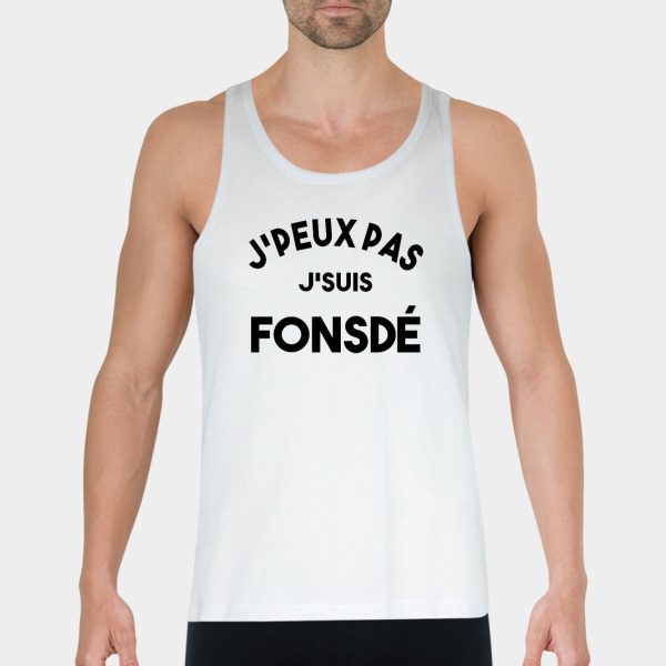 Debardeur Homme J’peux pas j’suis fonsde