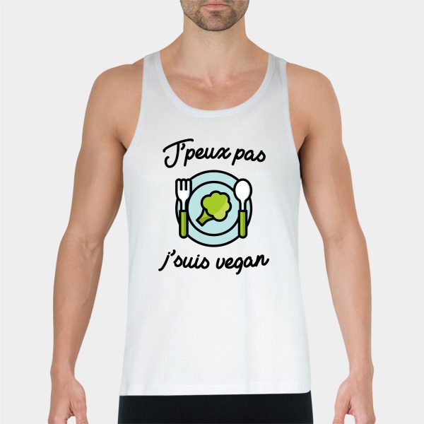 Debardeur Homme J’peux pas j’suis vegan