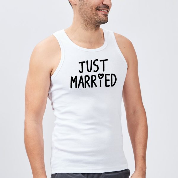 Debardeur Homme Just married