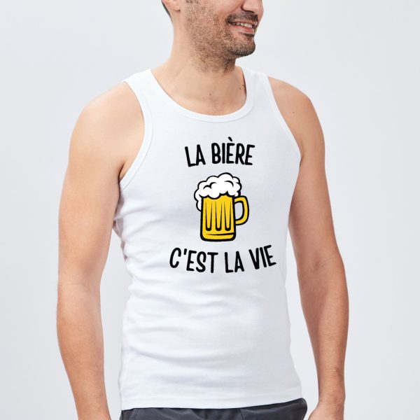 Debardeur Homme La biere c’est la vie