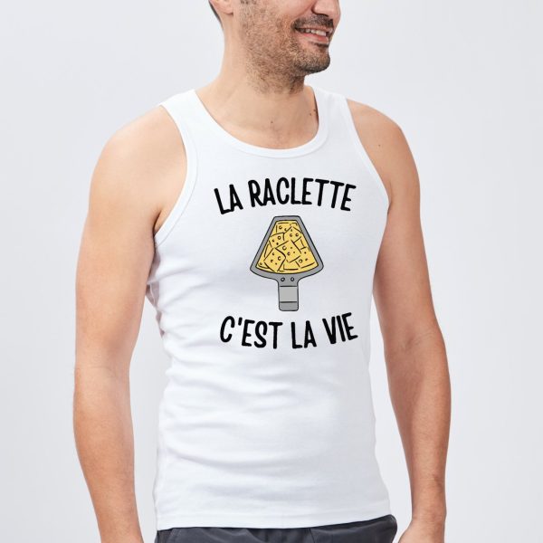 Debardeur Homme La raclette c’est la vie