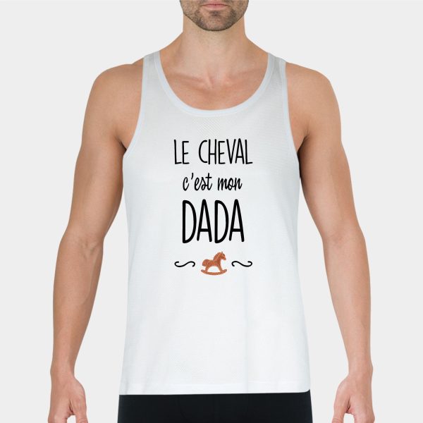 Debardeur Homme Le cheval c’est mon dada