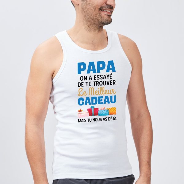 Debardeur Homme Le meilleur cadeau pour papa