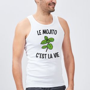 Debardeur Homme Le mojito c’est la vie