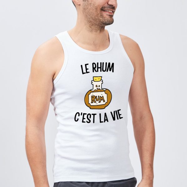 Debardeur Homme Le rhum c’est la vie