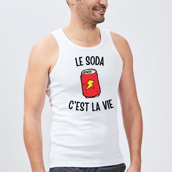 Debardeur Homme Le soda c’est la vie