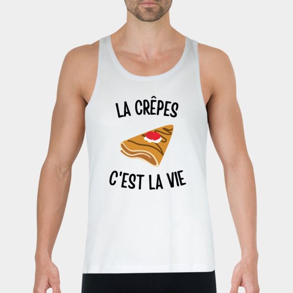 Debardeur Homme Les crepes c’est la vie