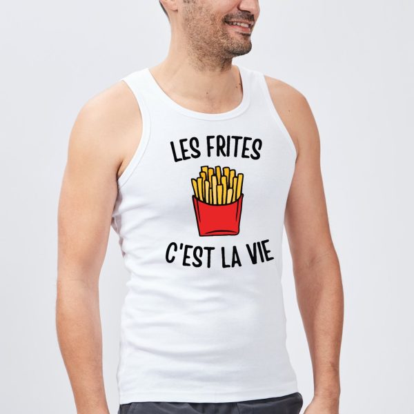 Debardeur Homme Les frites c’est la vie