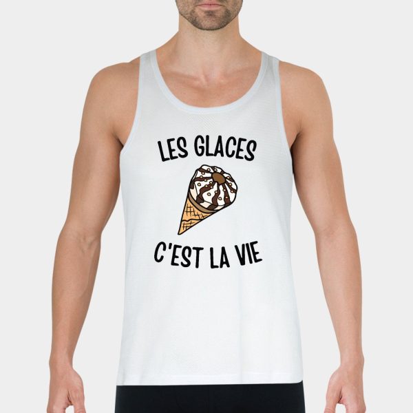 Debardeur Homme Les glaces c’est la vie