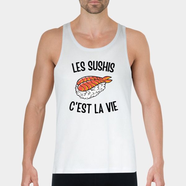 Debardeur Homme Les sushis c’est la vie