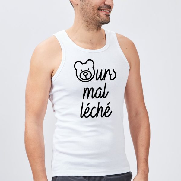 Debardeur Homme Ours mal leche