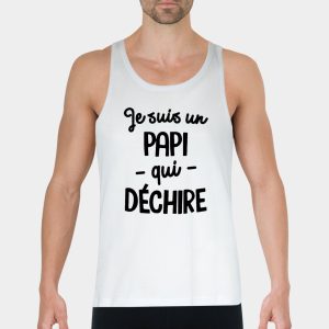 Debardeur Homme Papi qui dchire