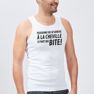 Debardeur Homme Personne ne m’arrive a la cheville