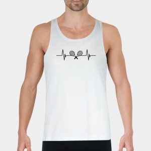 Debardeur Homme Rythme cardiaque tennis