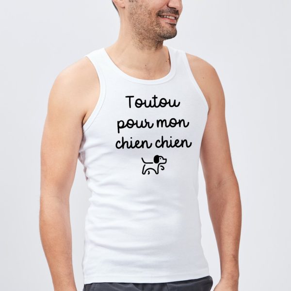 Debardeur Homme Toutou pour mon chien chien