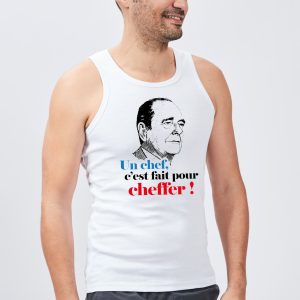 Debardeur Homme Un chef c&rsquo;est fait pour cheffer