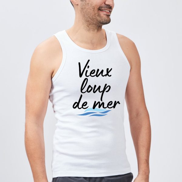 Debardeur Homme Vieux loup de mer