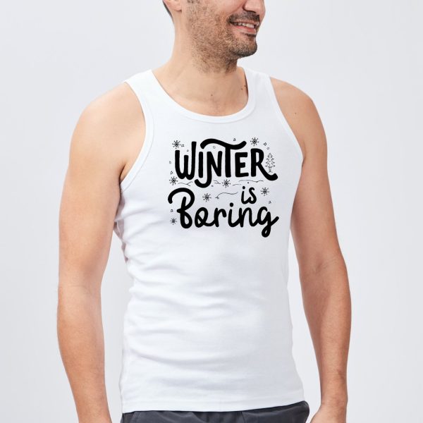 Debardeur Homme Winter is boring