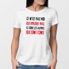 T-Shirt Femme Ce n&rsquo;est pas moi qui explique mal