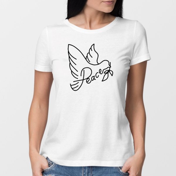 T-Shirt Femme Colombe de la paix