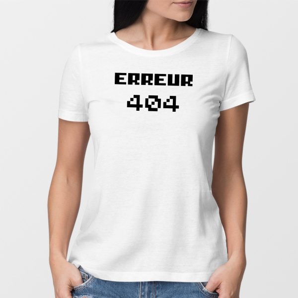 T-Shirt Femme Erreur 404