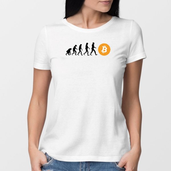 T-Shirt Femme Evolution Bitcoin