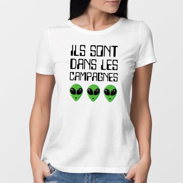 T-Shirt Femme Ils sont dans les campagnes