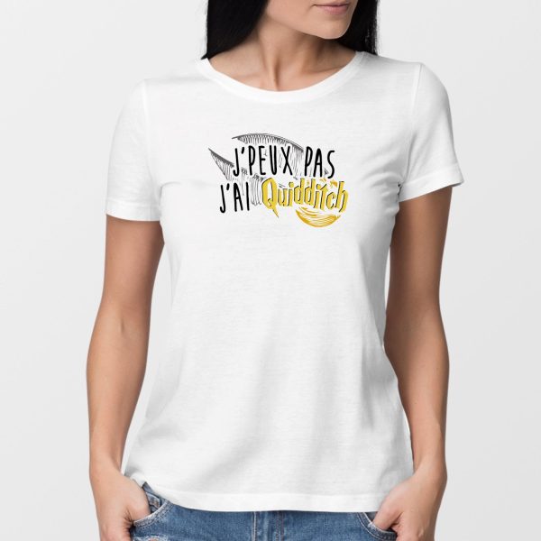 T-Shirt Femme J’peux pas j’ai Quidditch