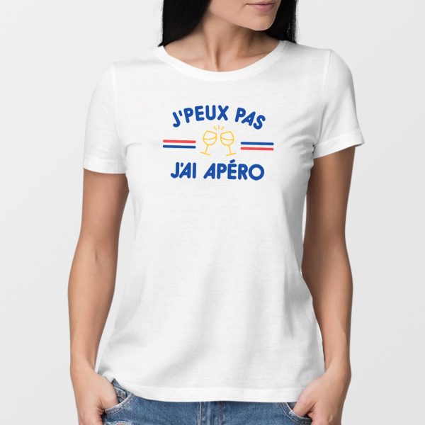 T-Shirt Femme J’peux pas j’ai apero