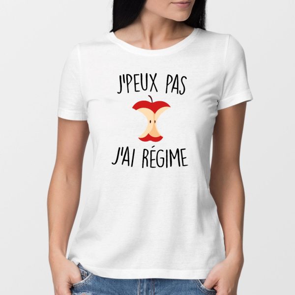 T-Shirt Femme J’peux pas j’ai regime