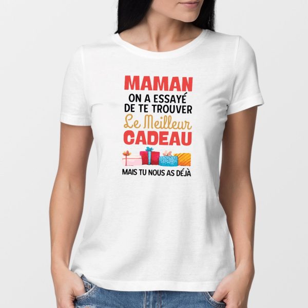 T-Shirt Femme Le meilleur cadeau pour maman