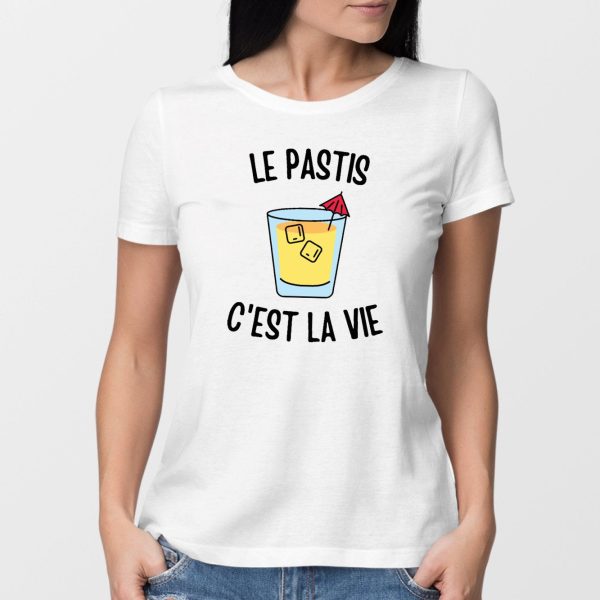 T-Shirt Femme Le pastis c’est la vie