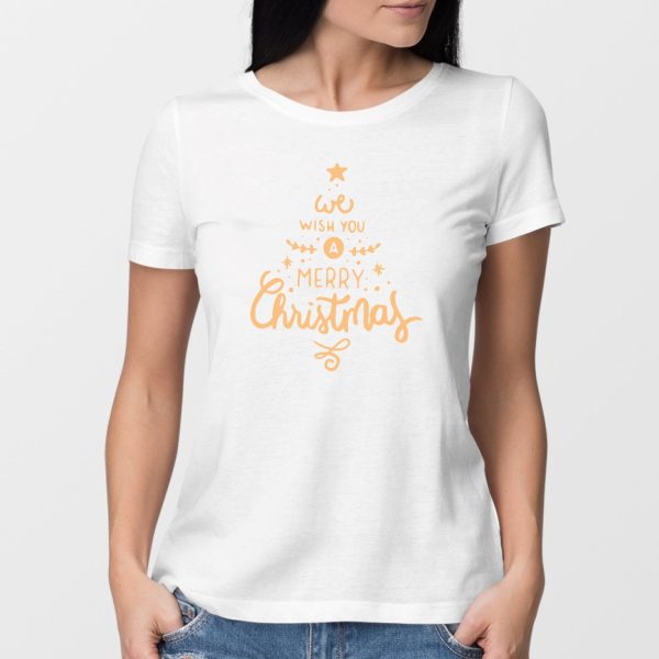 T-Shirt Femme Merry Christmas