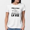 T-Shirt Femme Pere et fille une equipe pour la vie