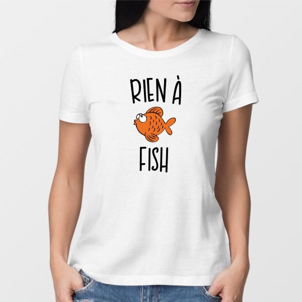 T-Shirt Femme Rien a fish