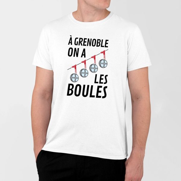 T-Shirt Homme A Grenoble on a les boules