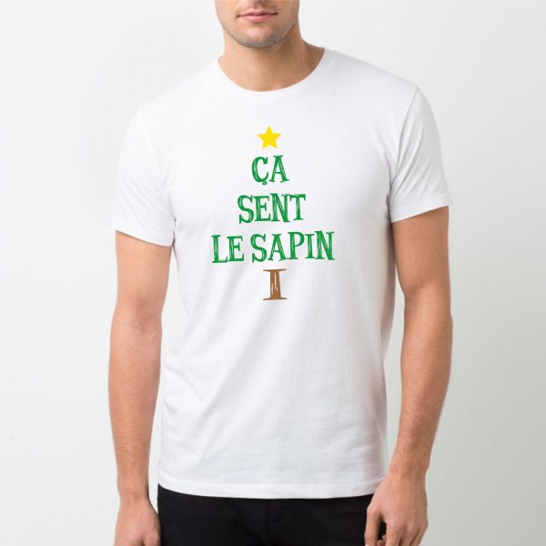 T-Shirt Homme Ca sent le sapin