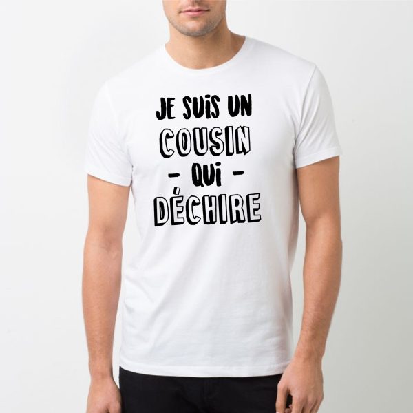 T-Shirt Homme Cousin qui dechire