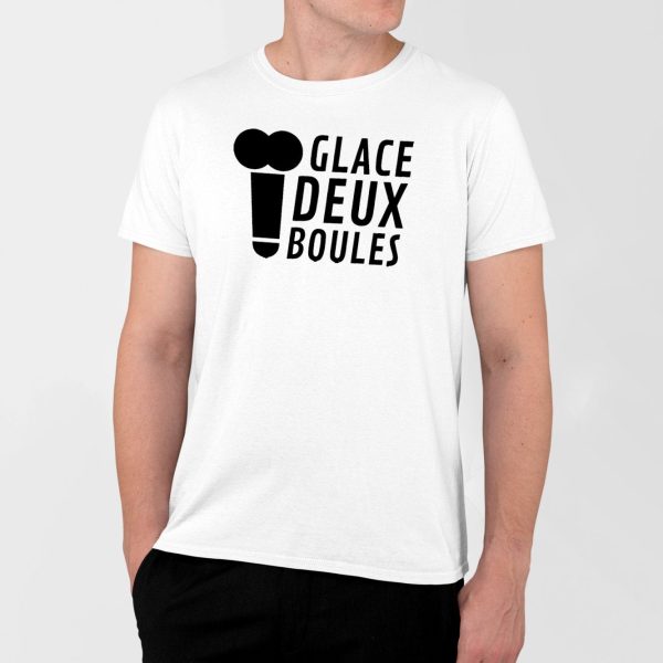 T-Shirt Homme Glace deux boules