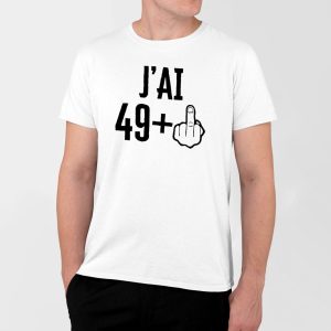 T-Shirt Homme J&rsquo;ai 50 ans 49 + 1