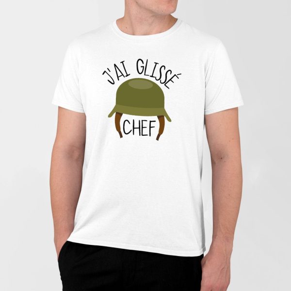 T-Shirt Homme J’ai glisse chef